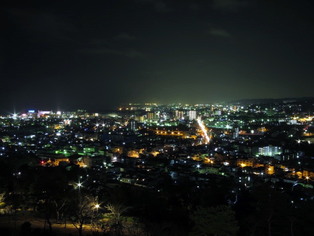 日立市の夜景