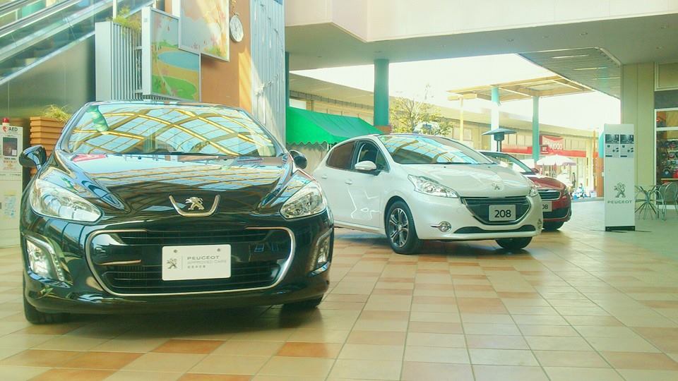 本日、イオンタウン水戸南で展示しています。　