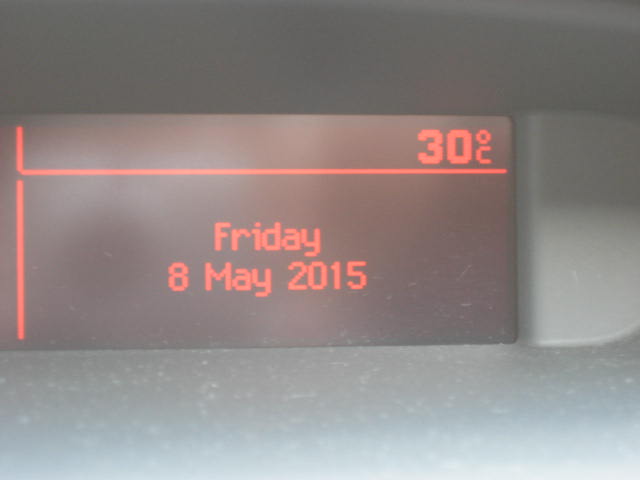 気温30℃　でした。