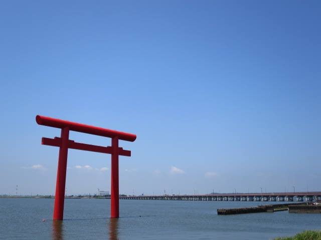 鹿島神宮の一之鳥居