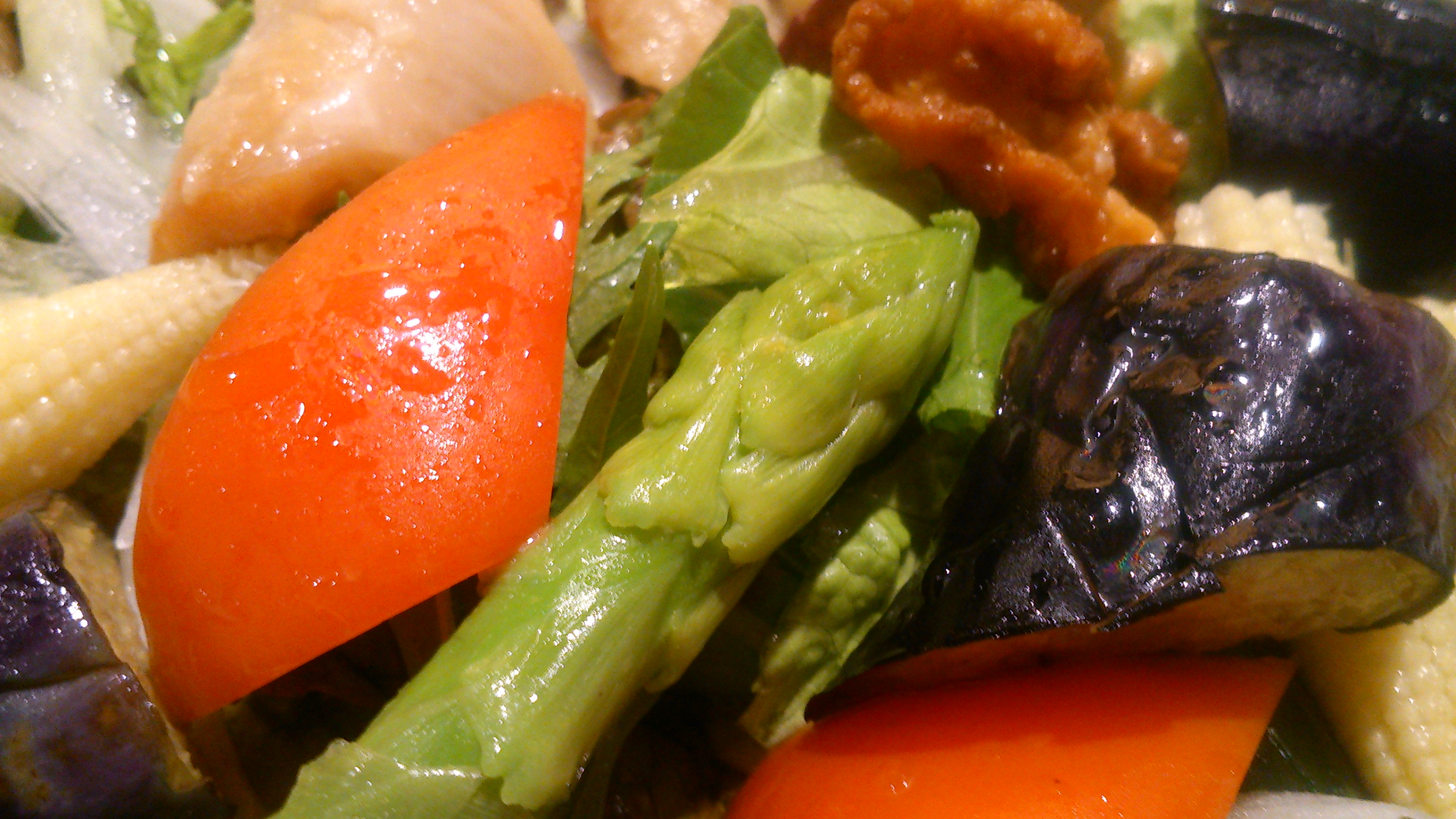 夏野菜蕎麦