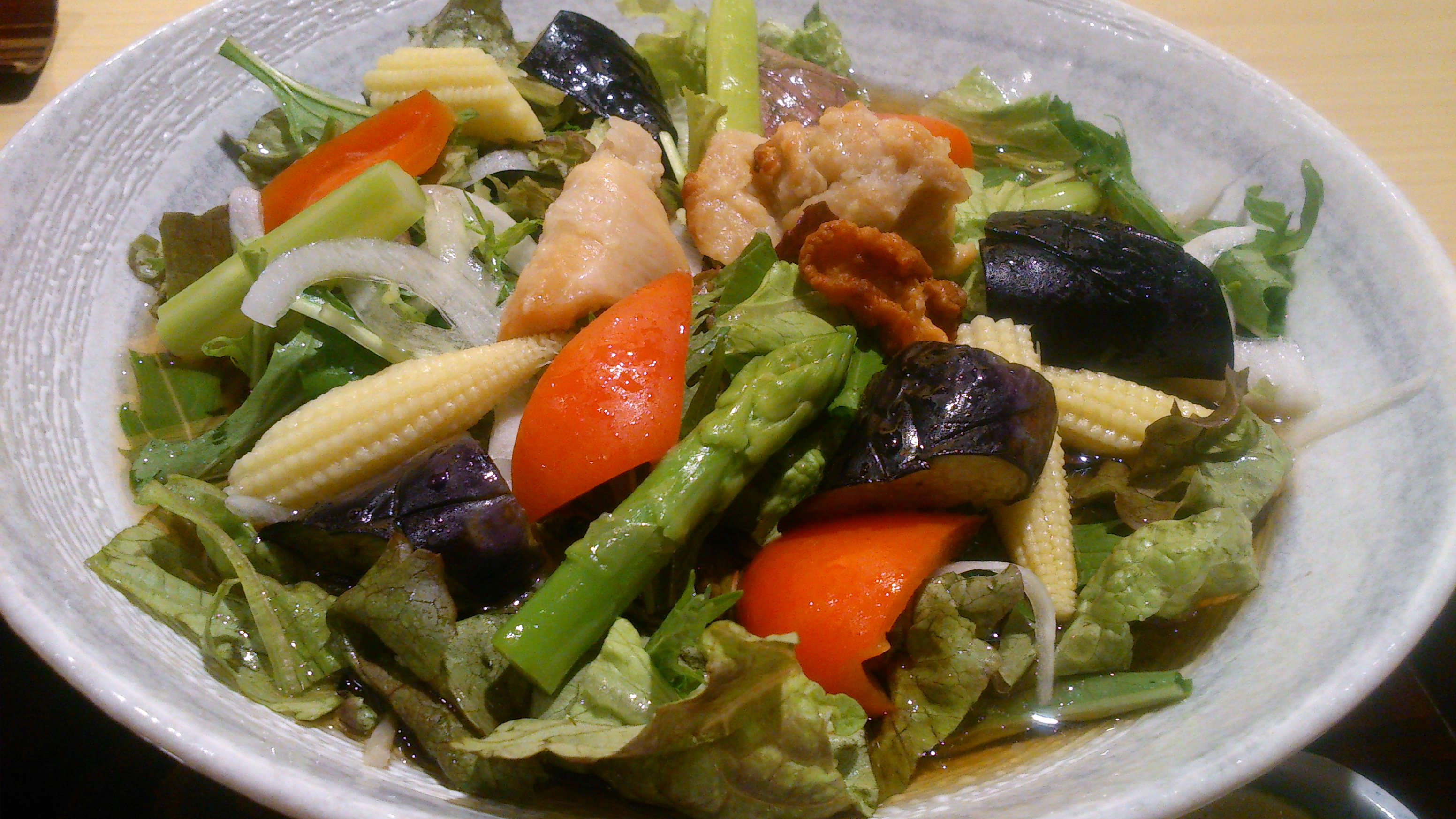 夏野菜蕎麦