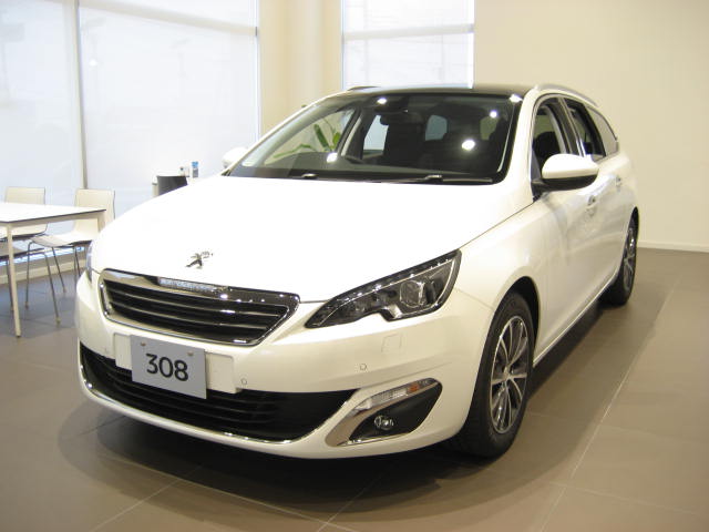 NEW PEUGEOT　308SW CIELO　を展示しました。