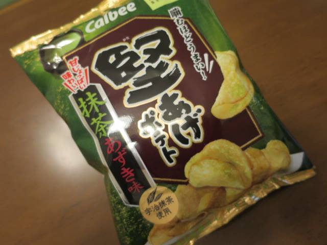 抹茶あずき　ポテチ