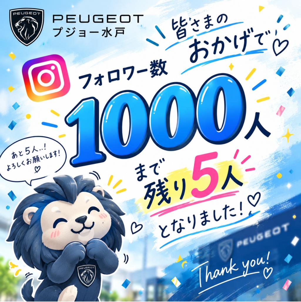 🦁🩵フォロワー1,000人まであと5人！！📢